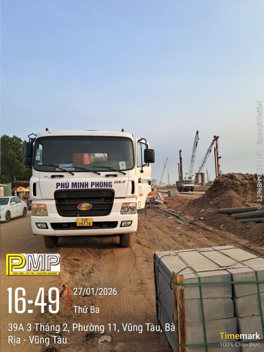 Cho thuê xe cẩu giá tốt nhất tại Vũng Tàu - 0868828568