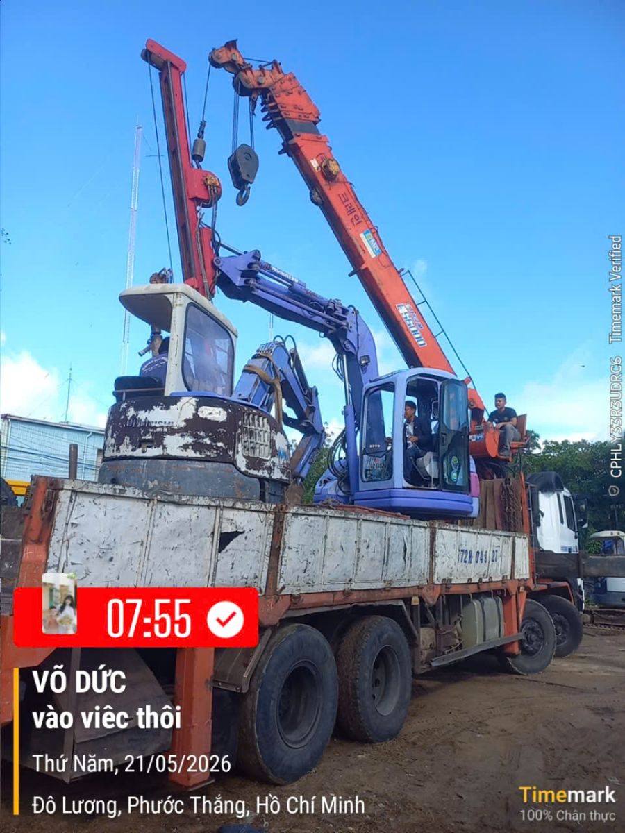 Thuê xe cẩu khu công nghiệp Vũng Tàu